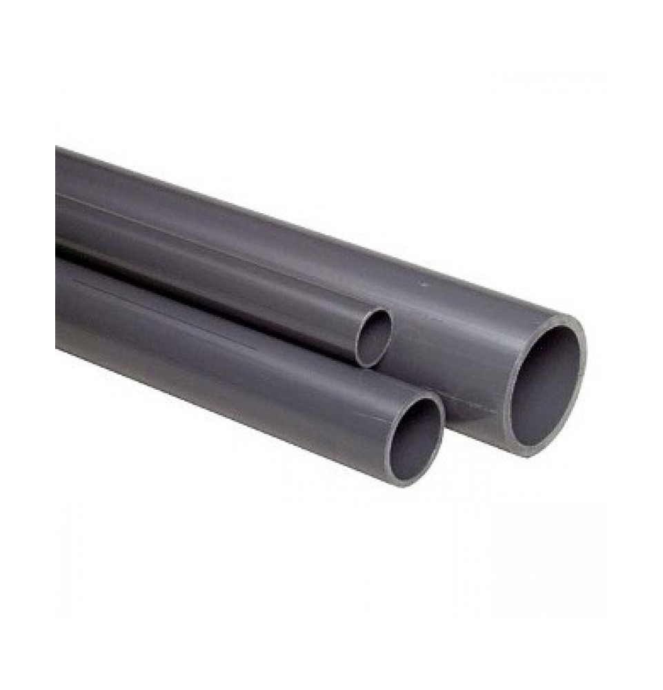 Tubo PVC rigido grigio